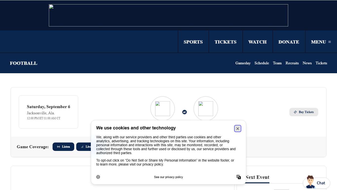 Game Day: Jax State - Liberty University